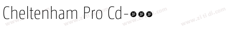 Cheltenham Pro Cd字体转换